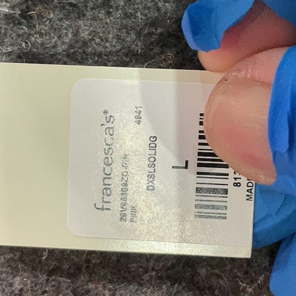 Francesca's Pink Romper Large NWT - Picture 5 of 9